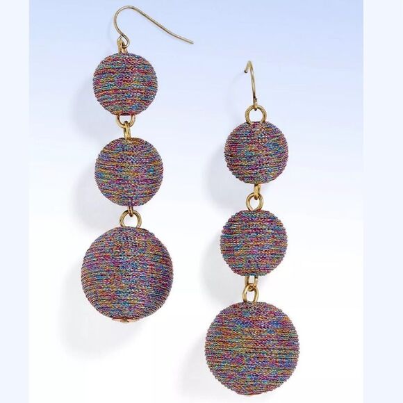 BaubleBar Multicolored Shimmer Crispin Ball G1 - Picture 1 of 4